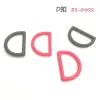 Factory direct supply of bag accessories, plastic D-shaped buckle, D-type QQ lock, webbing link, semi-circular ring, wholesale in stock, POM buckle, plastic multi-size backpack buckle details Picture